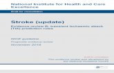 Stroke (update) - NICE Guideline Template