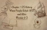 When People Rebel: 1857 and After