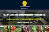 RKA-K/L TAHUN 2022 & USULAN PROGRAM PENDANAAN ...