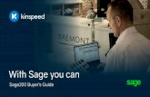 Sage200 Buyer's Guide - Kinspeed
