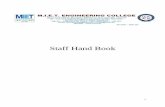 Staff Hand Book - MIET ENGINEERING COLLEGE