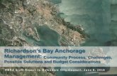 Richardson's Bay Anchorage Management - City of Belvedere