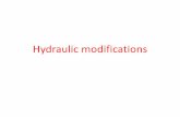 Hydraulic modifications - rgmcet
