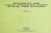Reliability and Fault Tolerance Issues in Real Time Systems