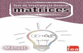 Test de Inteligencia General - matrices - TEA Ediciones