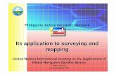 Its application to surveying and mapping - UNOOSA