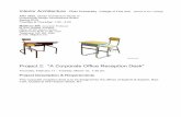 Project 2: "A Corporate Office Reception Desk"