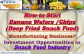 How to Start Banana Wafers /Chips (Deep Fried Snack Food ...