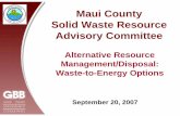 Maui County Solid Waste Resource Advisory Committee