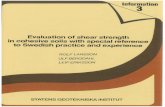 Evaluatian of shear strength in cohesive soils with ... - DiVA