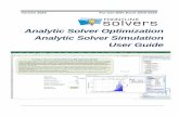 Analytic Solver Optimization Analytic Solver Simulation User ...