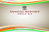 Annual Report (2012-13) - MCA