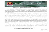 school activities (2019- 2020) - Om Chaitanya Foundation