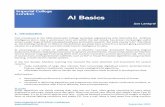 AI Basics - UKRI Centre for Doctoral Training in AI for Healthcare