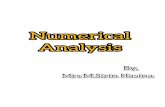 7BMAE2A Numerical analysis