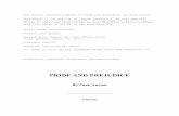 PRIDE AND PREJUDICE pdf