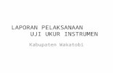 Laporan Uji Ukur Kabupaten Wakatobi