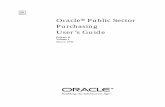Oracle Public Sector Purchasing User's Guide