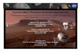 Human Mars Mission Science Operations (500 day surface mission)