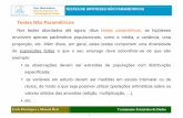 TESTES DE HIPÓTESES NÃO PARAMÉTRICOS Testes Não Paramétricos