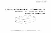 LINE THERMAL PRINTER - Citizen Systems