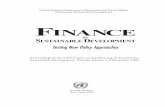 FINANCE - Sustainable Development Goals