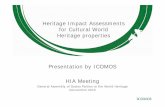 Heritage Impact Assessments for Cultural World Heritage ...