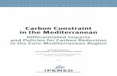 Carbon constraint in the Mediterranean