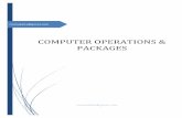 COMPUTER OPERATIONS & PACKAGES - KENYA ...