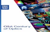 OSA Centur y of Optics