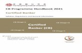 CB Programme Handbook 2021 - Certified Banker