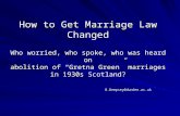 Abolition of Irregular Marriage: Who worried, who spoke, who was heard?