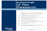 eJournal of Tax Research - UNSW Sydney