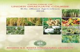 B.Sc. (Hons) Agriculture 2016 - ANGRAU