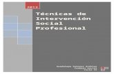 Tecnicas de intervencion social - trabajo social