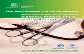Bioethics, Medical Ethics and Health Law