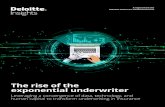 The rise of the exponential underwriter - Deloitte