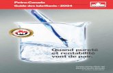Petro-Canada - Guide des lubrifiants - 2004