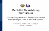 Medi Cal RX Advisory Workbook PPT - DHCS - CA.gov