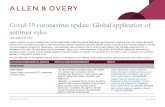 Covid-19 coronavirus update: Global application of antitrust ...