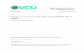 Virginia Commonwealth University Bulletin VCU Faculty