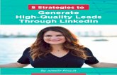 Generate High-Quality Leads Through LinkedIn - Happy ...