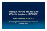 Design Failure Modes and Effects Analysis (DFMEA)