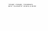 THE ONE THING BY GARY KELLER