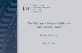 The migration network effect on international trade