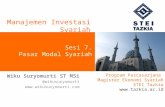 Sesi 7 Manajemen Investasi Pasar Modal Syariah