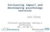 Clinical Psychology Making the difference