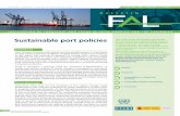 Sustainable port policies
