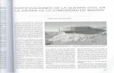 Fortificaciones de la Guerra Civil en la sierra de la Comunidad de Madrid