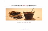 Delicious Coffee Recipes! Courtesy: The Coffee Fair Team